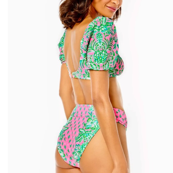 {Lilly Pulitzer} Brand New Pink Shandy Oh Diamond Girl Bikini SET - Picture 7 of 16